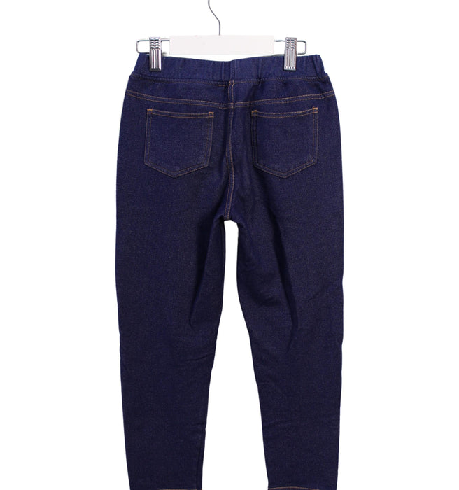 A Blue Casual Pants from Chickeeduck in size 7Y for girl. (Back View)