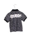 A Black Short Sleeve Polos from Stussy in size 3T for boy. (Back View)