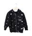 A Black Lightweight Jackets from Stussy in size 3T for boy. (Front View)