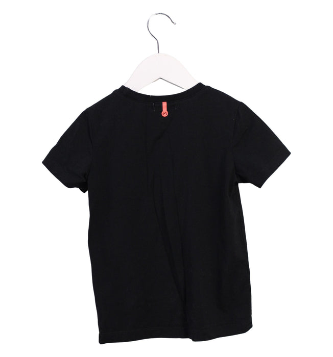 A Black Short Sleeve T Shirts from Momonittu in size 4T for boy. (Back View)