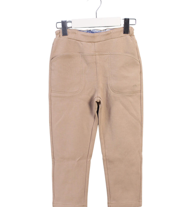 A Brown Casual Pants from Momonittu in size 4T for girl. (Front View)