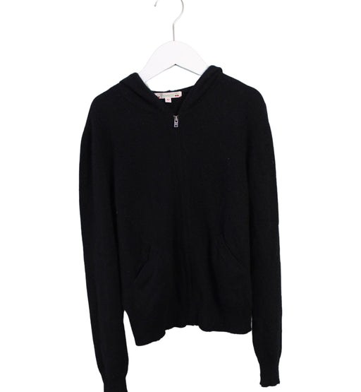 A Black Lightweight Jackets from Bonpoint in size 12Y for girl. (Front View)