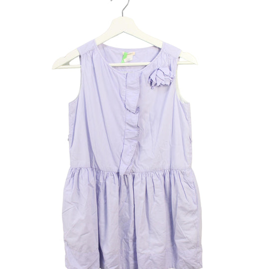 A Purple Sleeveless Dresses from Crewcuts in size 10Y for girl. (Front View)