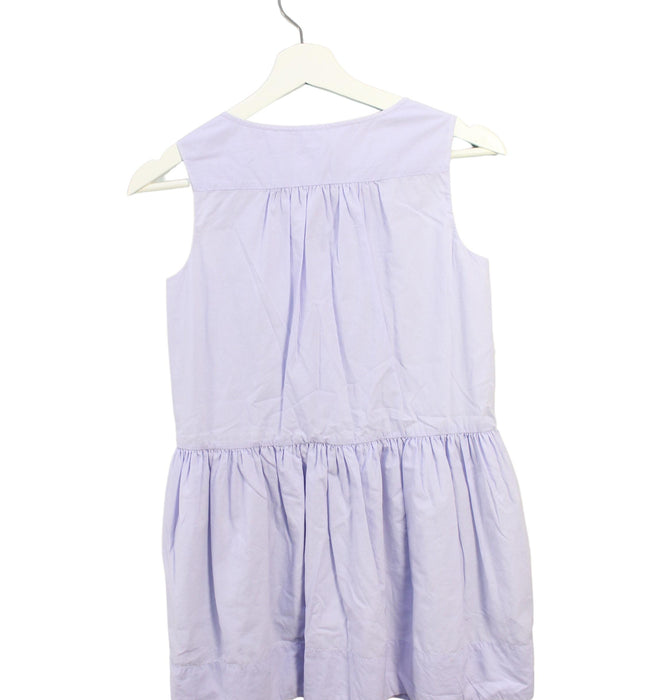 A Purple Sleeveless Dresses from Crewcuts in size 10Y for girl. (Back View)