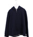 A Navy Lightweight Jackets from Jacadi in size 10Y for girl. (Front View)