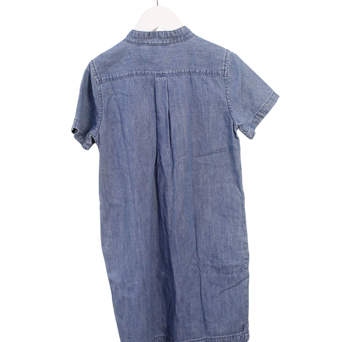 A Blue Short Sleeve Dresses from Crewcuts in size 8Y for girl. (Back View)