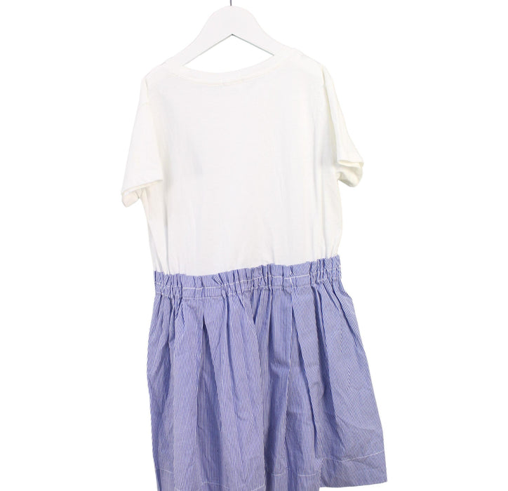 A White Short Sleeve Dresses from Crewcuts in size 8Y for girl. (Back View)