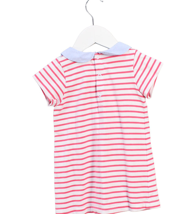 A Pink Short Sleeve Dresses from Jacadi in size 18-24M for girl. (Back View)