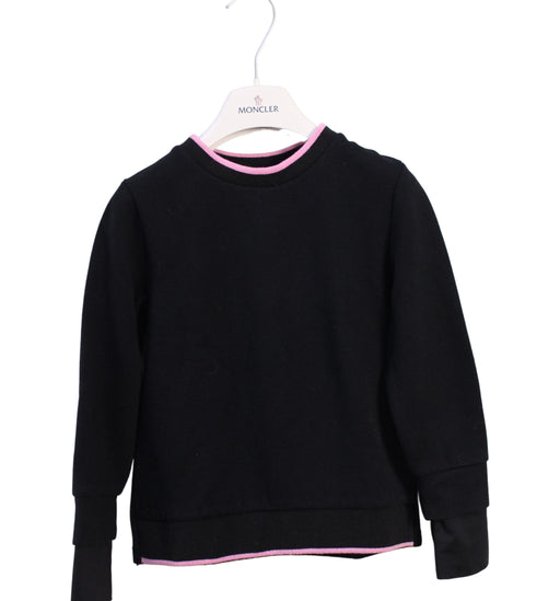 A Black Crewneck Sweatshirts from Stella McCartney in size 4T for girl. (Front View)