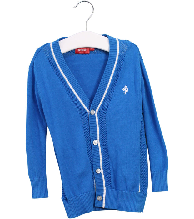 A Blue Cardigans from Ferrari in size 12-18M for boy. (Front View)