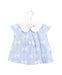A Blue Short Sleeve Tops from Jacadi in size 12-18M for girl. (Front View)
