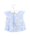 A Blue Short Sleeve Tops from Jacadi in size 12-18M for girl. (Back View)