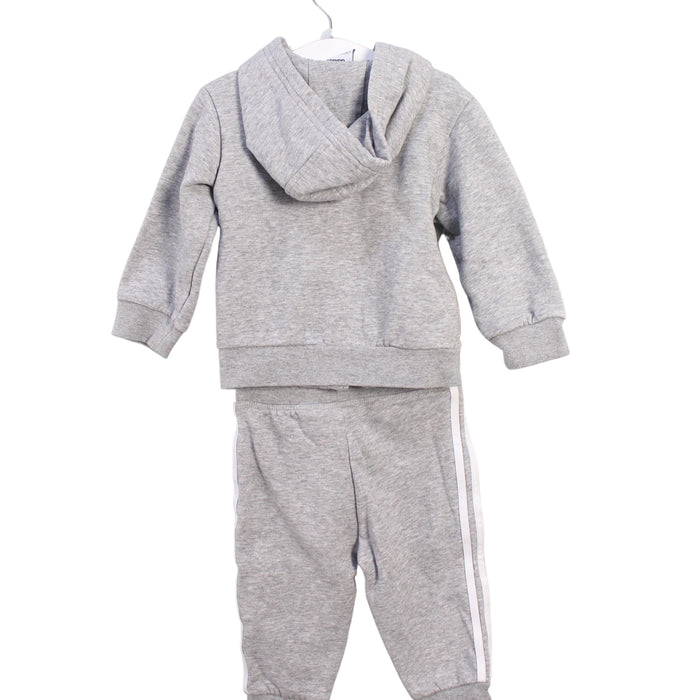 A Grey Pants Sets from Adidas in size 6-12M for boy. (Back View)