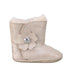 A Silver Winter Boots from UGG in size 6-12M for girl. (Back View)