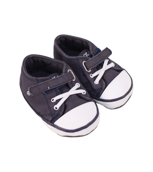 A Navy Sneakers from Polo Ralph Lauren in size 12-18M for neutral. (Front View)