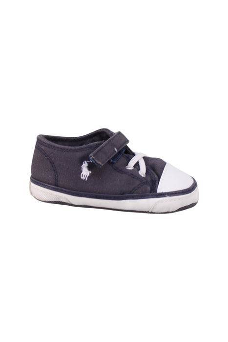 A Navy Sneakers from Polo Ralph Lauren in size 12-18M for neutral. (Back View)