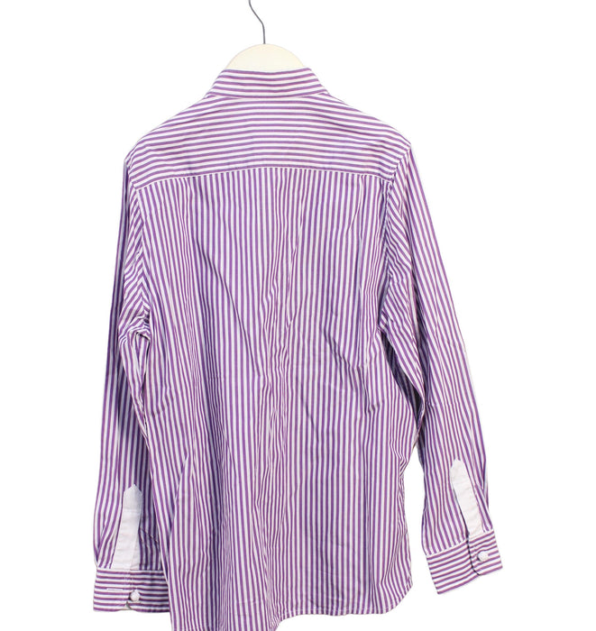 A Purple Shirts from Shanghai Tang in size 10Y for boy. (Back View)