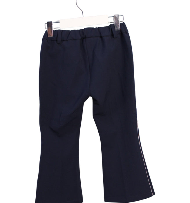 A Navy Casual Pants from Gusella in size 6T for girl. (Back View)