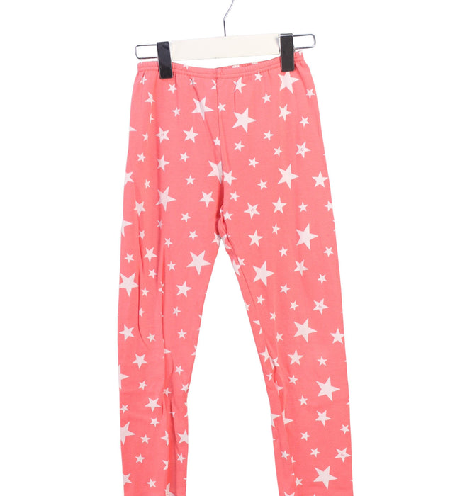 A Peach Leggings from Petit Bateau in size 6T for girl. (Front View)
