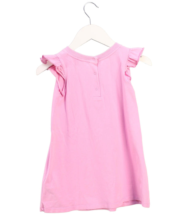 A Pink Short Sleeve Dresses from Moschino in size 3T for girl. (Back View)