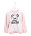 A Pink Crewneck Sweatshirts from Moschino in size 3T for girl. (Front View)