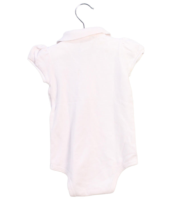 A White Short Sleeve Bodysuits from Ralph Lauren in size 6-12M for girl. (Back View)