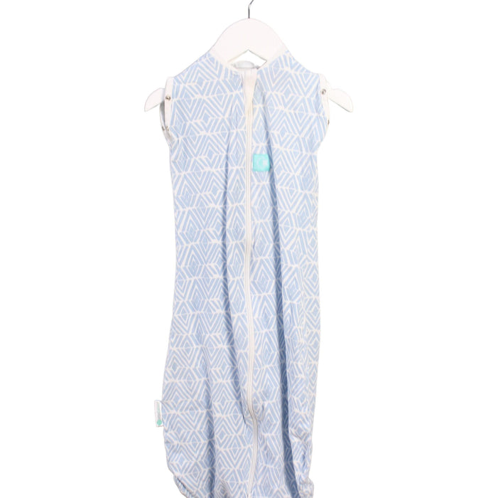 A Blue Sleepsacs from ErgoCocoon in size 3-6M for neutral. (Front View)