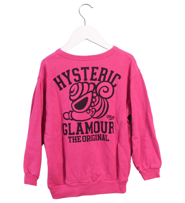 A Pink Crewneck Sweatshirts from Hysteric Mini in size 2T for girl. (Back View)