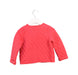 A Red Cardigans from Petit Bateau in size 2T for girl. (Back View)