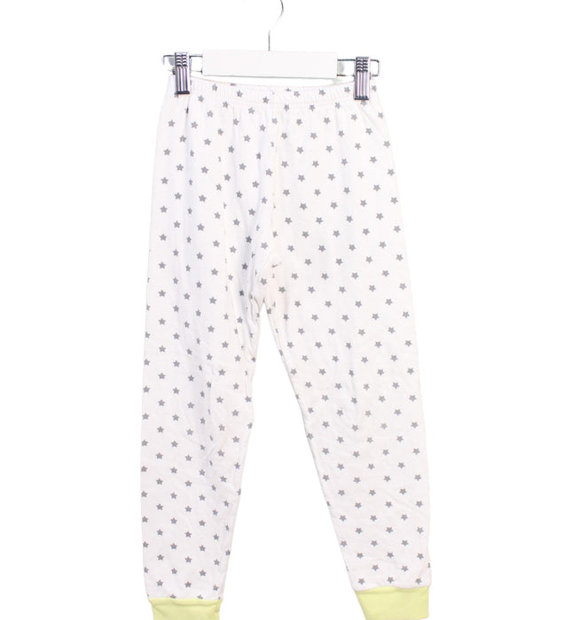 A White Pyjama Sets from Petit Bateau in size 8Y for boy. (Back View)