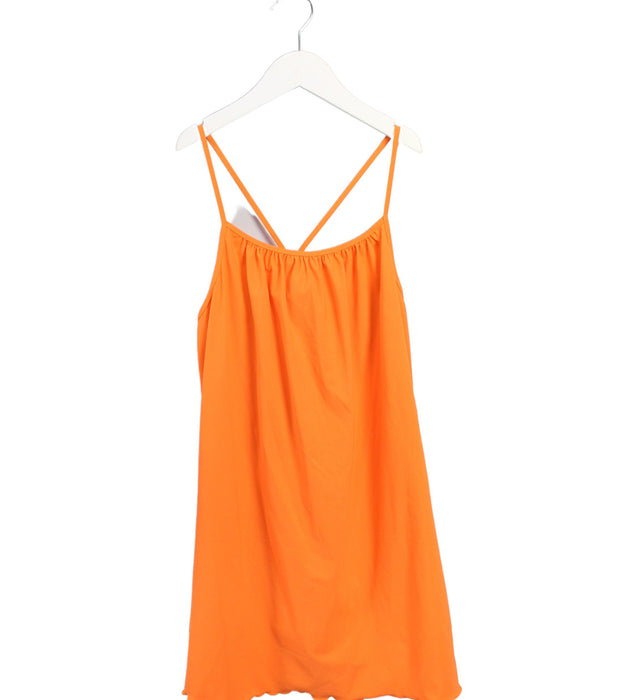 A Orange Sleeveless Dresses from Dolce & Gabbana in size 10Y for girl. (Front View)