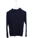 A Navy Long Sleeve Tops from Monoprix in size 6T for girl. (Front View)