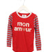 A Red Long Sleeve Tops from Crewcuts in size 5T for girl. (Front View)