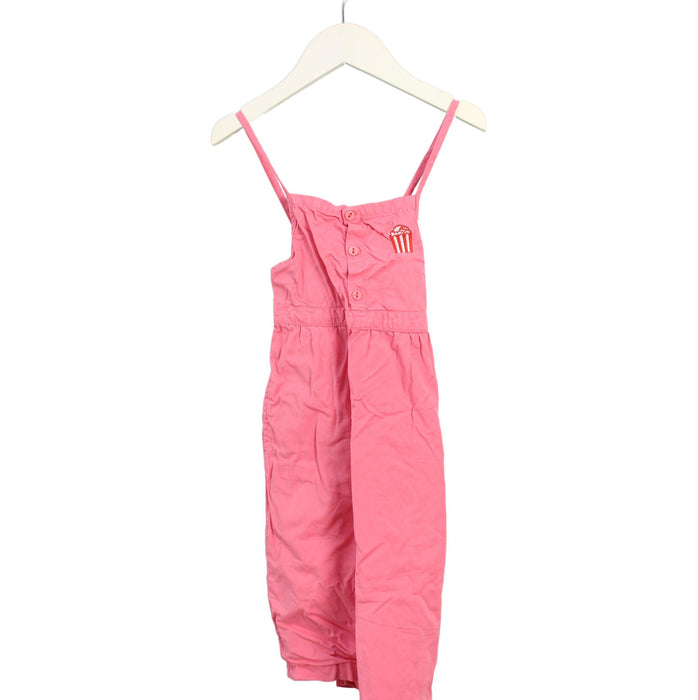 A Pink Sleeveless Dresses from Tinycottons in size 4T for girl. (Front View)