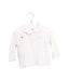 A Ivory Long Sleeve Tops from Absorba in size 3-6M for girl. (Front View)