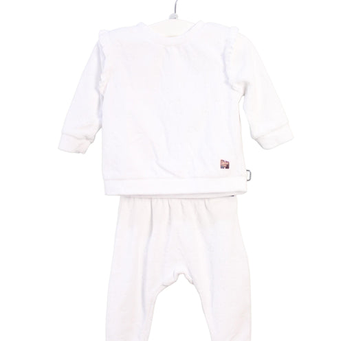 A White Pyjama Sets from Carrément Beau in size 3-6M for girl. (Front View)