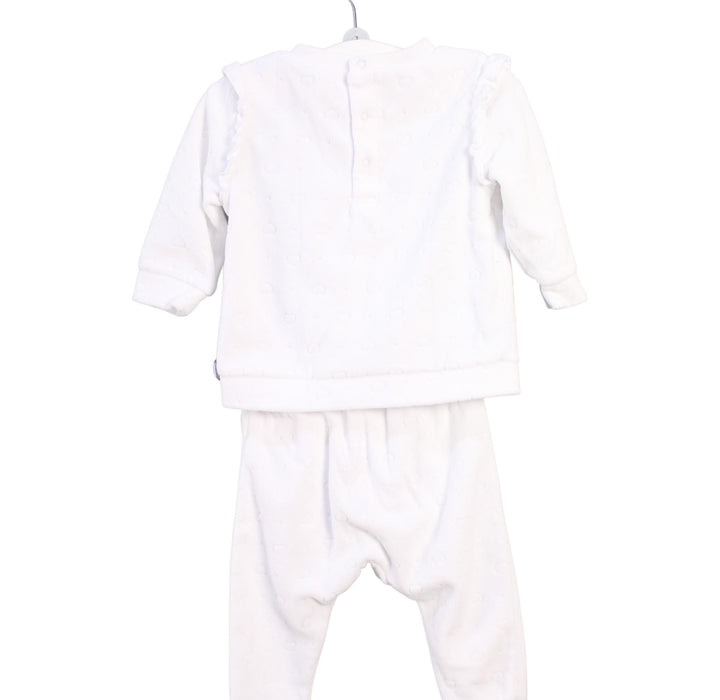 A White Pyjama Sets from Carrément Beau in size 3-6M for girl. (Back View)