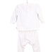 A White Pyjama Sets from Carrément Beau in size 3-6M for girl. (Back View)