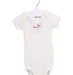 A Ivory Short Sleeve Bodysuits from Petit Bateau in size 3-6M for girl. (Front View)