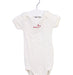 A Ivory Short Sleeve Bodysuits from Petit Bateau in size 3-6M for girl. (Front View)