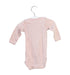 A Pink Long Sleeve Bodysuits from Petit Bateau in size 0-3M for girl. (Back View)