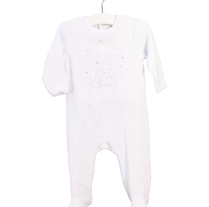 A White Onesies from Carrément Beau in size 3-6M for girl. (Front View)