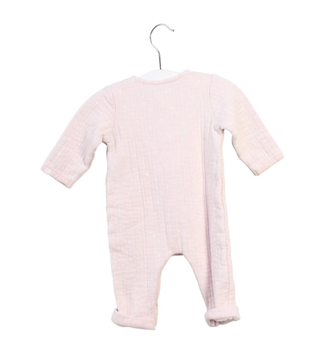 A Pink Long Sleeve Jumpsuits from Absorba in size 3-6M for girl. (Back View)