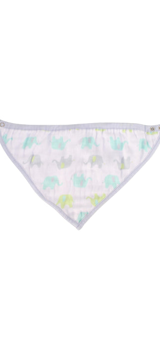 A White Bibs from Ideal Baby by Aden + Anais in size O/S for neutral. (Front View)