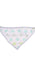 A White Bibs from Ideal Baby by Aden + Anais in size O/S for neutral. (Front View)