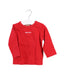 A Red Long Sleeve Tops from Miki House in size 18-24M for girl. (Front View)