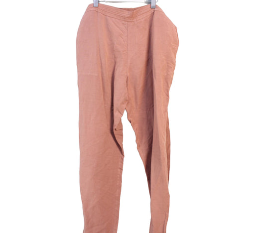 A Pink Casual Pants from Hatch in size M for maternity. (Front View)