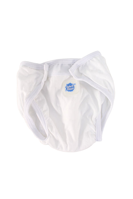 A White Cloth Diapers from Splash About in size XL for neutral. (Front View)