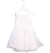 A White Sleeveless Dresses from Vertbaudet in size 2T for girl. (Front View)