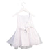 A White Sleeveless Dresses from Vertbaudet in size 2T for girl. (Back View)